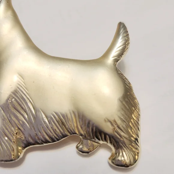 Vintage Scottie Dog Brooch - Picture 3 of 6